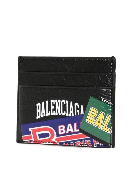 26FW 발렌시아가 캐쉬 카드 홀더 594309 2ACO81084 BLACK MULTICOLOR - BALENCIAGA