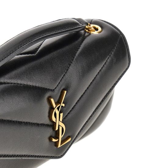 26FW 생로랑 루루 미니 램스킨 821749AAEAX Black - SAINT LAURENT