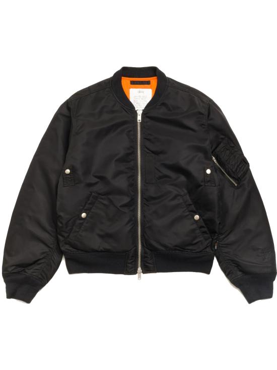 26FW 스투시 봄버 자켓 115955 0001 BLACK