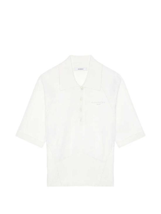 26FW 지방시 폴로 티셔츠 BW61L64ZUU 105 IVORY