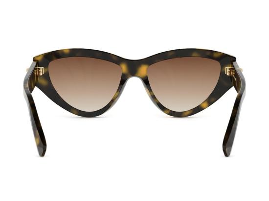 26SS 불가리 선글라스 Bv40088i 골드 디테일 캣아이 호피무늬 - BVLGARI