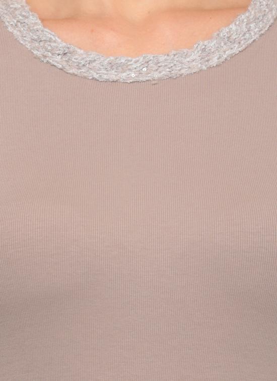 26FW 파비아나 필리피 반팔 티셔츠 JED216F111 M3370165 BEIGE - FABIANA FILIPPI