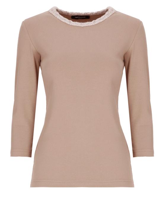 26FW 파비아나 필리피 반팔 티셔츠 JED216F111 M3370165 BEIGE