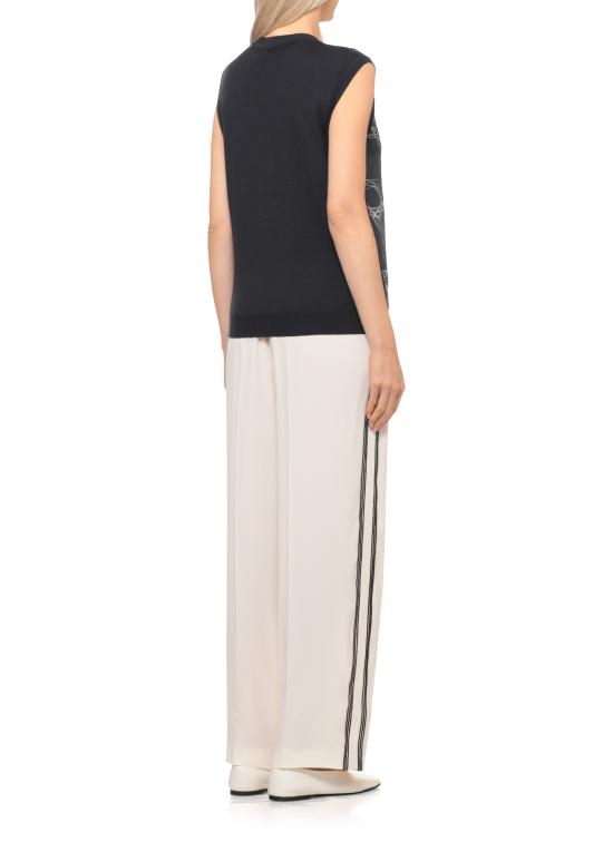 26FW 파비아나 필리피 민소매 티셔츠 MAD216F026 M2795146 BLUE - FABIANA FILIPPI