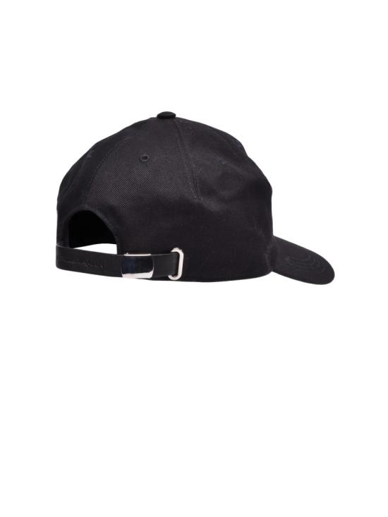  알렉산더 맥퀸 볼캡 검정색 6패널 자수 면 - ALEXANDER MCQUEEN