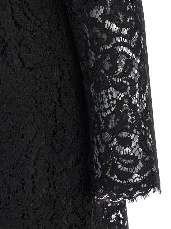 26FW 돌체앤가바나 원피스 레이스 드레스 블랙 - DOLCE & GABBANA