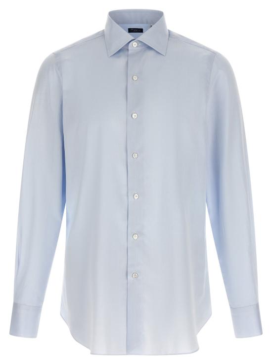 26FW 피나모레 긴팔 셔츠 나폴리 루이지 와 블라우스 (연한 파란색)