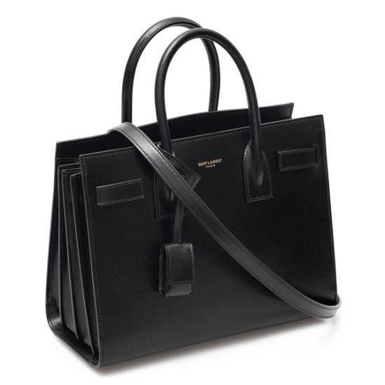 26FW 생로랑 스무스 레더 삭 드 주르 베이비백 42186302G9W Black - SAINT LAURENT