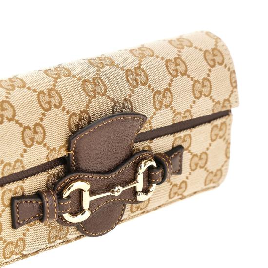 26FW 구찌 GG 마몽 카드 케이스 지갑 A006YUFAGH8 Brown - GUCCI