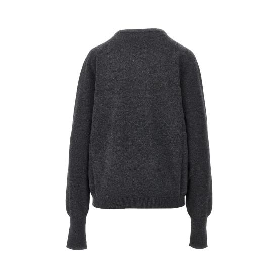 26FW 구찌 캐시미어 브이넥 니트 캐시미어 브이넥 니트 A008CUXKFUT Grey - GUCCI