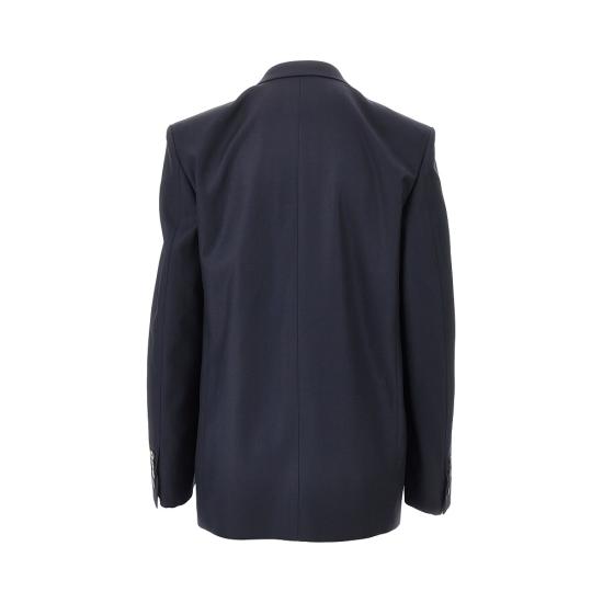 26FW 구찌 라이트 울 더블 브레스트 재킷 A0068ZZAVMD Blue - GUCCI