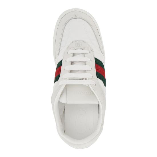 26FW 구찌 에이스 인터로킹 G 스니커즈 슈즈 A0070RFAGIV White - GUCCI