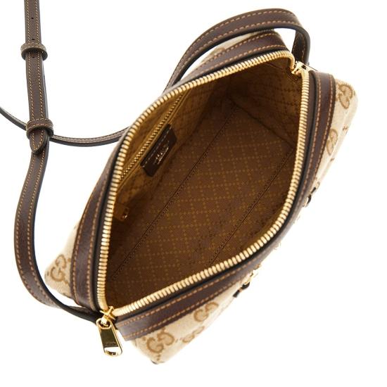 26FW 구찌 구찌 홀스빗 웹 스몰 카메라백 A008PZFAFV9 Brown - GUCCI