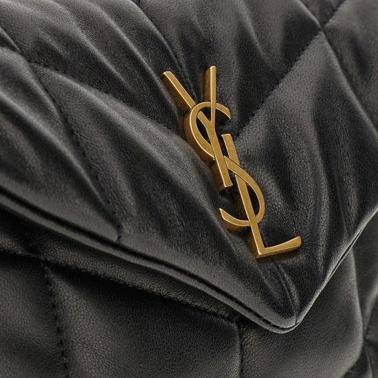 26FW 생로랑 토이 푸퍼 램스킨 숄더백 7593371EL07 Black - SAINT LAURENT