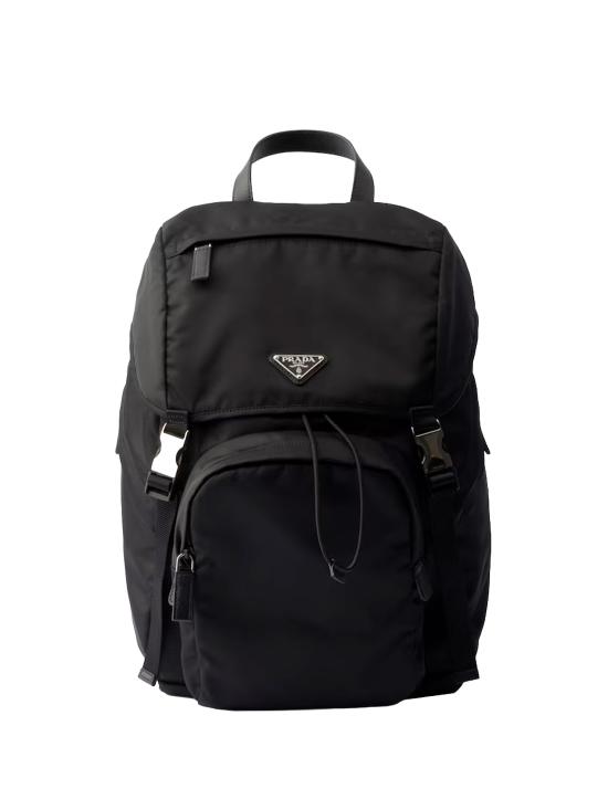 26FW 프라다 리나일론 백팩 2VZ135 V HOL 2DMGF0002 NERO