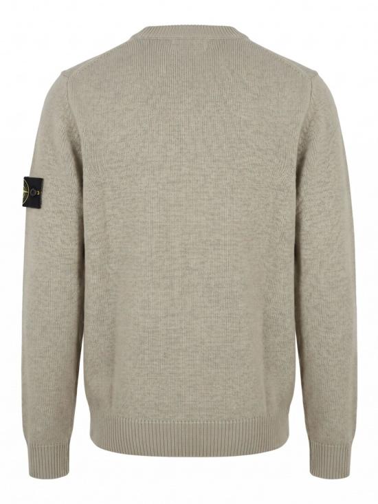 26FW 스톤 아일랜드 램스울 립드 트림 레귤러 핏 크루넥 점퍼 L2S155100072S00A3 V0095 BEIGE - STONE ISLAND