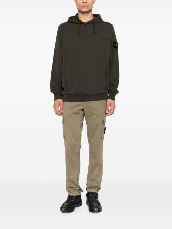 26FW 스톤 아일랜드 오가닉 코튼 플리스 후드 L2S156100048S0A20 V0078 GREY - STONE ISLAND