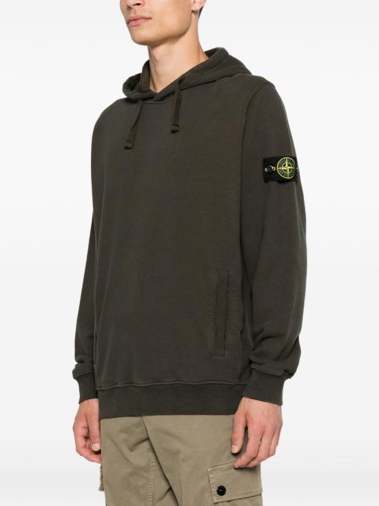 26FW 스톤 아일랜드 오가닉 코튼 플리스 후드 L2S156100048S0A20 V0078 GREY - STONE ISLAND