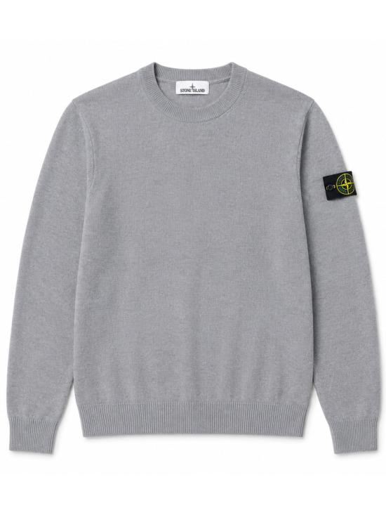 26FW 스톤 아일랜드 라이트 RWS 퓨어 울 크루넥 스웨터 L2S155100071S00C4 V0M49 GREY