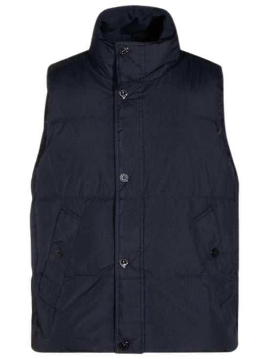 26FW 스톤 아일랜드 퀼팅 로고 패치 패딩 베스트 L2S15G100010S0A23 V0020 NAVY
