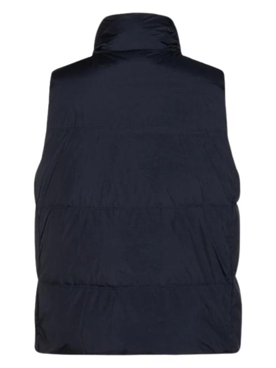 26FW 스톤 아일랜드 퀼팅 로고 패치 패딩 베스트 L2S15G100010S0A23 V0020 NAVY - STONE ISLAND