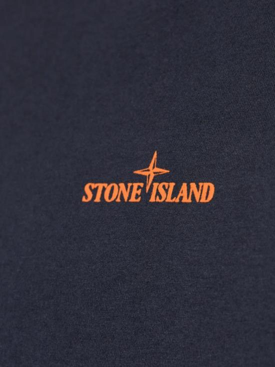 26FW 스톤 아일랜드 그래픽 프린트 오가닉 코튼 반팔 티셔츠 L2S152100001S0534 V002A NAVY - STONE ISLAND