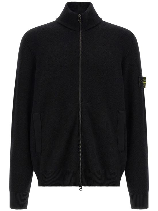 26FW 스톤 아일랜드 가디건 L2S155100012S01C4 V0029 BLACK
