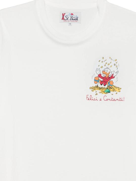 26FW 세인트바쓰 반팔 티셔츠 ARN0001 00394M WHITE - MC2 SAINT BARTH