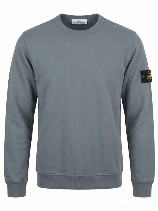 26FW 스톤 아일랜드 60120 코튼 플리스 스웨트셔츠 L2S156100049S0A20 V002B LIGHT BLUE