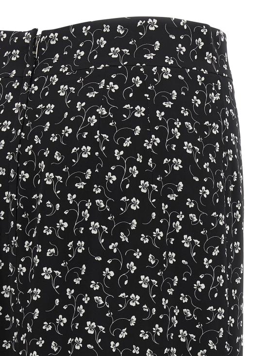 26FW 돌체앤가바나 스커트 일자 , 흰색/검은색 - DOLCE & GABBANA
