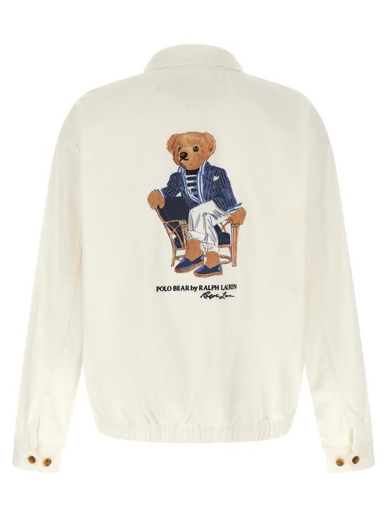 26FW 폴로 랄프로렌 봄버 자켓 폴로 베어  재킷 화이트 - POLO RALPH LAUREN