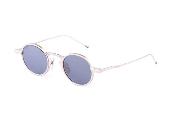 26SS 톰브라운 선글라스 UES931A 경량 반사 원형 티타늄 - THOM BROWNE
