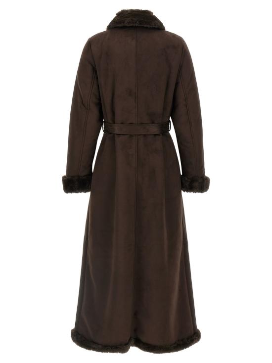26FW 랄프 로렌 코트 시어 와 트렌치  브라운 - RALPH LAUREN