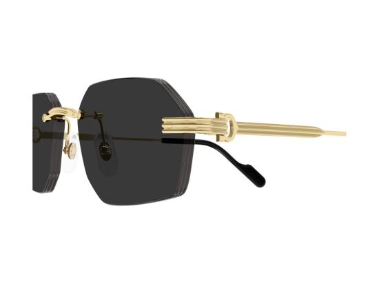 26FW 까르띠에 선글라스 골드 Ct0616s 테 없는 육각형 - CARTIER