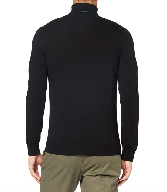 26FW 라코스테 메리노 울 터틀넥 스웨터 AH1959031 Black - LACOSTE