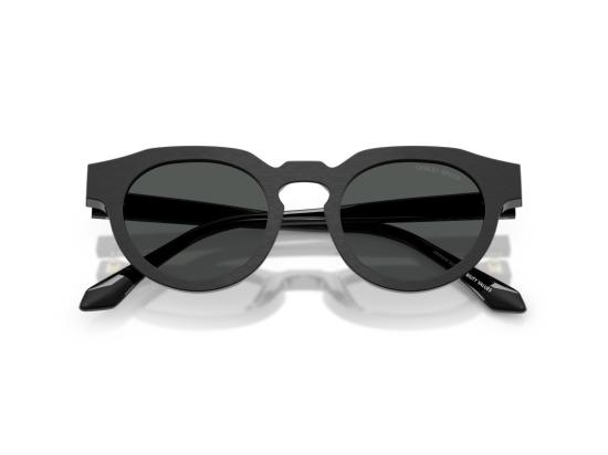 26FW 조르지오 아르마니 선글라스 골드 0Ar8255u 아세테이트 기하학적 원형 - GIORGIO ARMANI