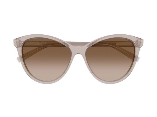 26FW 생로랑 선글라스 SL 456 그라데이션 반투명 아세테이트 캣아이 - SAINT LAURENT