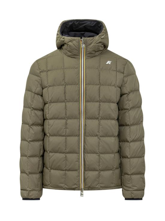 26FW 까웨 패딩 K8127WW D0C BLUE DEPTH GREEN ARMY - K-WAY