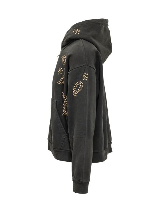 26FW 파운드 후드 티셔츠 FOFW26HO02012 0027 VINTAGE BLACK - FOUND