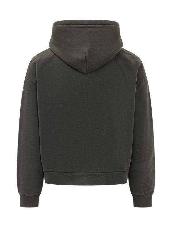 26FW 파운드 후드 티셔츠 FOFW26HO02012 0027 VINTAGE BLACK - FOUND