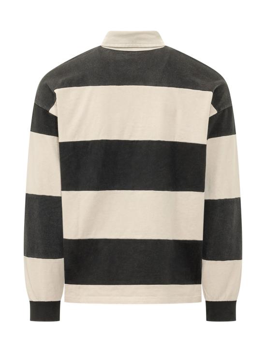 26FW 파운드 폴로 티셔츠 FOFW26TT16012 8454 OFF WHITE FADED BLACK - FOUND