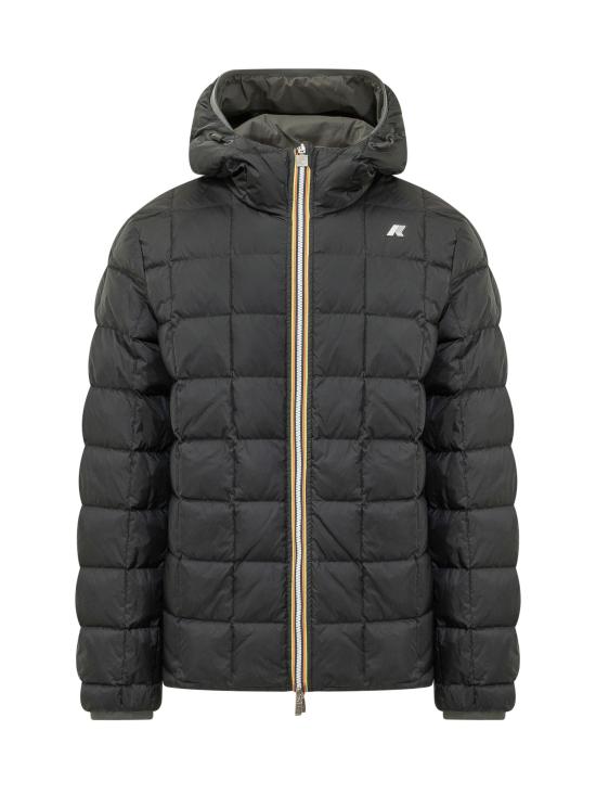 26FW 까웨 패딩 K8127WW AGQ GREEN BLACKISH BLACK PURE - K-WAY