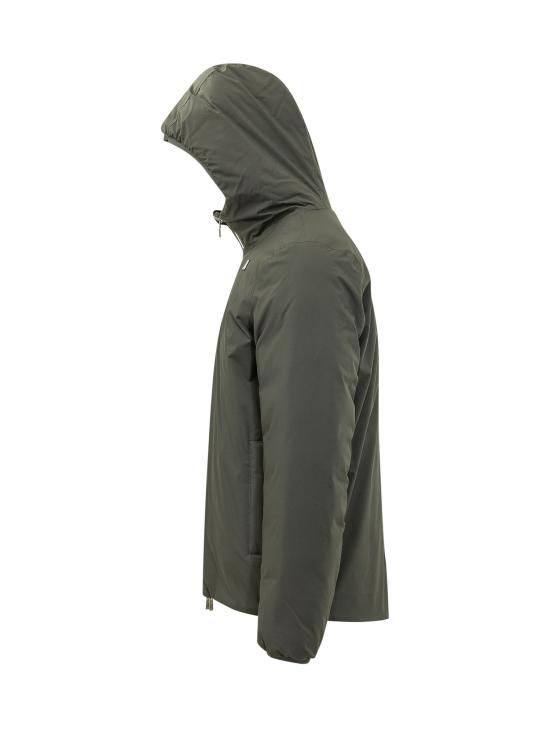 26FW 까웨 패딩 K8127WW AGQ GREEN BLACKISH BLACK PURE - K-WAY