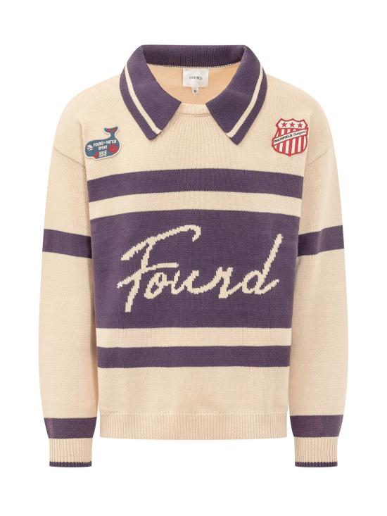 26FW 파운드 스웨터 FOFW26TT01515 8434 CREAM PURPLE