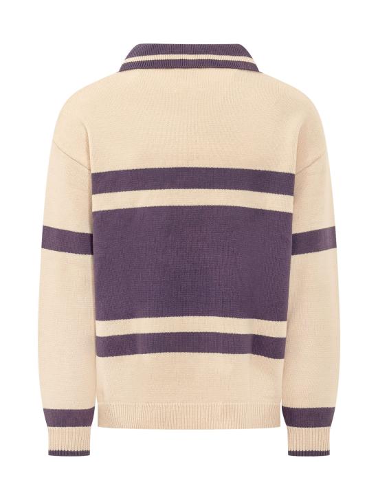 26FW 파운드 스웨터 FOFW26TT01515 8434 CREAM PURPLE - FOUND