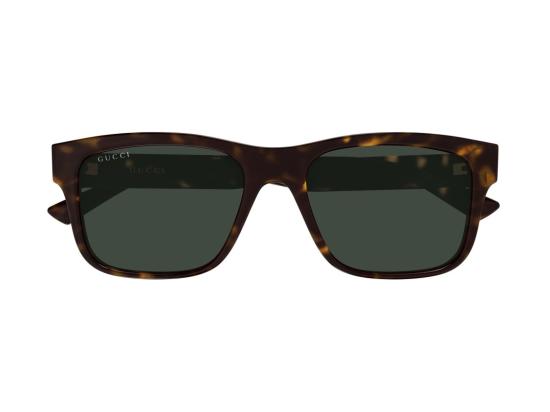 26FW 구찌 선글라스 골드 그린 GG2085S 호피무늬 사각 - GUCCI