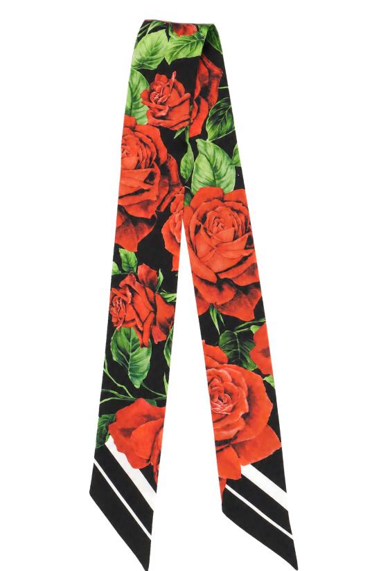 26FW 돌체앤가바나 머플러/스카프 FS215AGDDW2 HH6EJ ROSE ROSSE BORDO BCO