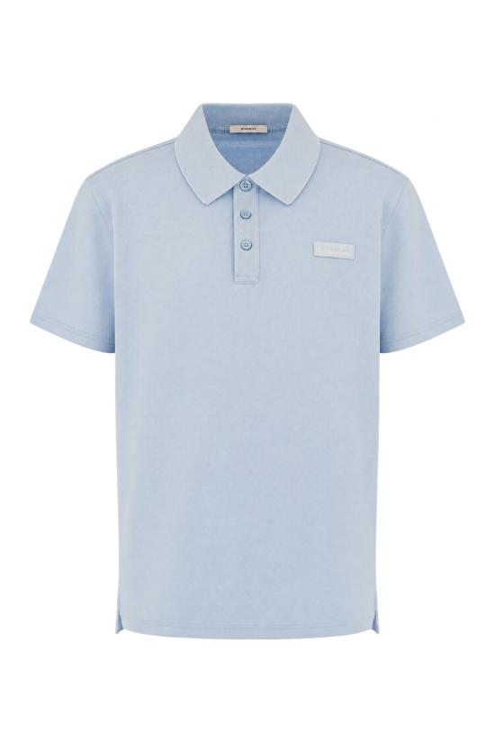26FW 지방시 폴로 티셔츠 BML00G3YTX 452 LIGHT BLUE