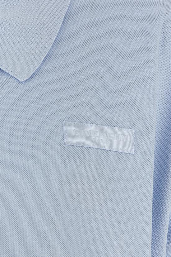 26FW 지방시 폴로 티셔츠 BML00G3YTX 452 LIGHT BLUE - GIVENCHY