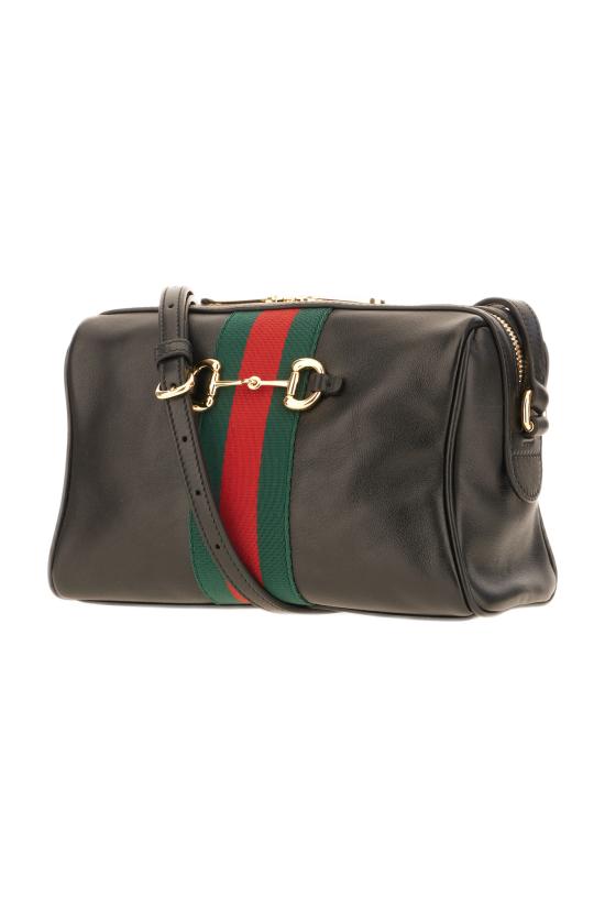 26FW 구찌 홀스빗 웹 스몰 카메라 백 A008PZAAGIQ 1053 Nero - GUCCI